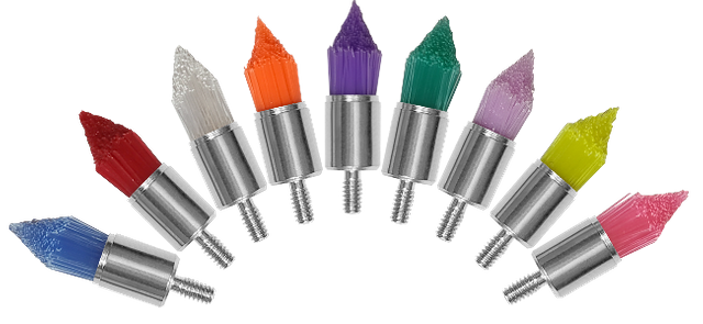 خيط مدبب الأسنان بفرشاة بروبهي يمكن التخلص منها