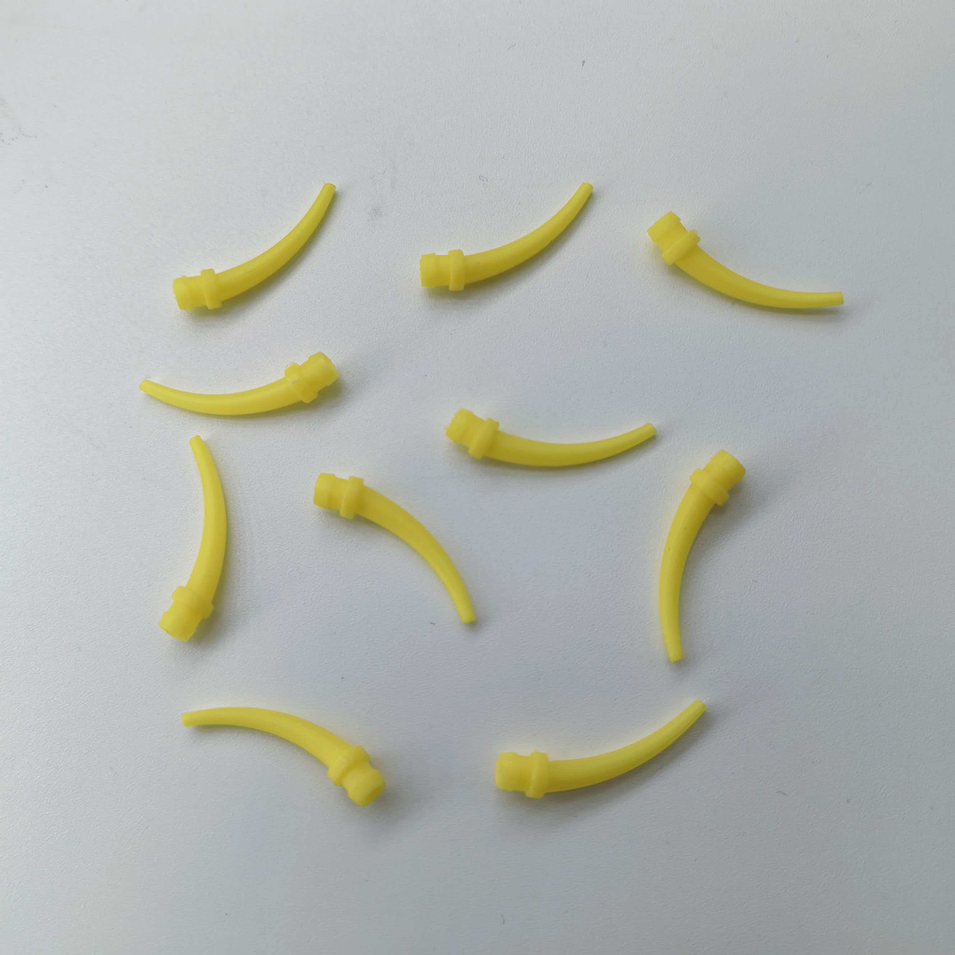 تأثير خلط متسق موثوق به ومضاد للانسداد، تطبيق مواد طب الأسنان طرف خلط ناقل الأسنان