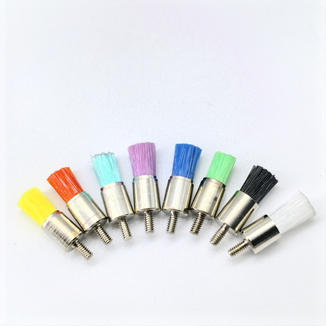 مجموعة Ouwen Premium Selection 100 قطعة/صندوق فرشاة تلميع الأسنان عالية الجودة نوع الخيط فرشاة مسطحة