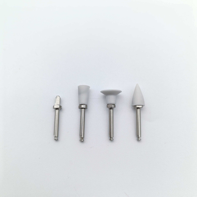 مجموعة تلميع مركبة من السيليكون مقاومة للاهتراء وملائمة عالميًا لعلاج الأسنان