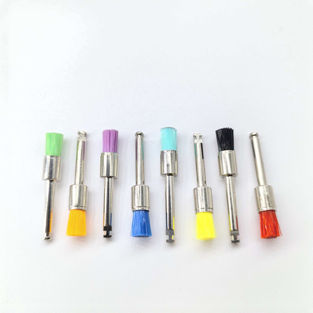 فرشاة مسطحة من Ouwen Universal Use 100 قطعة/صندوق لعيادة الأسنان والاستخدام المنزلي من نوع المزلاج