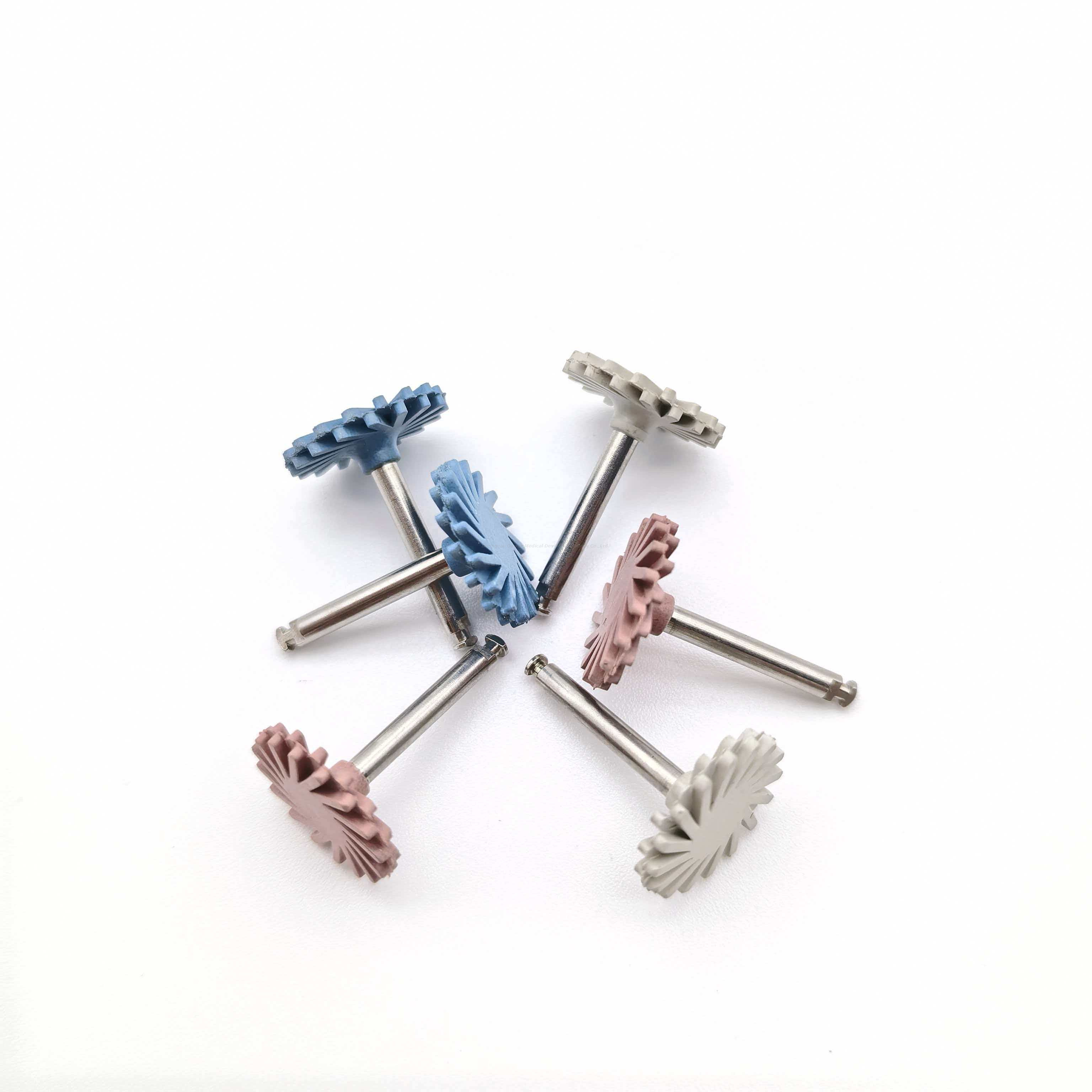 قبضة تلميع الأسنان المتوافقة مع معايير ISO13485/CE المعتمدة عالميًا، عجلة عالمية متخصصة لطحن الأسنان