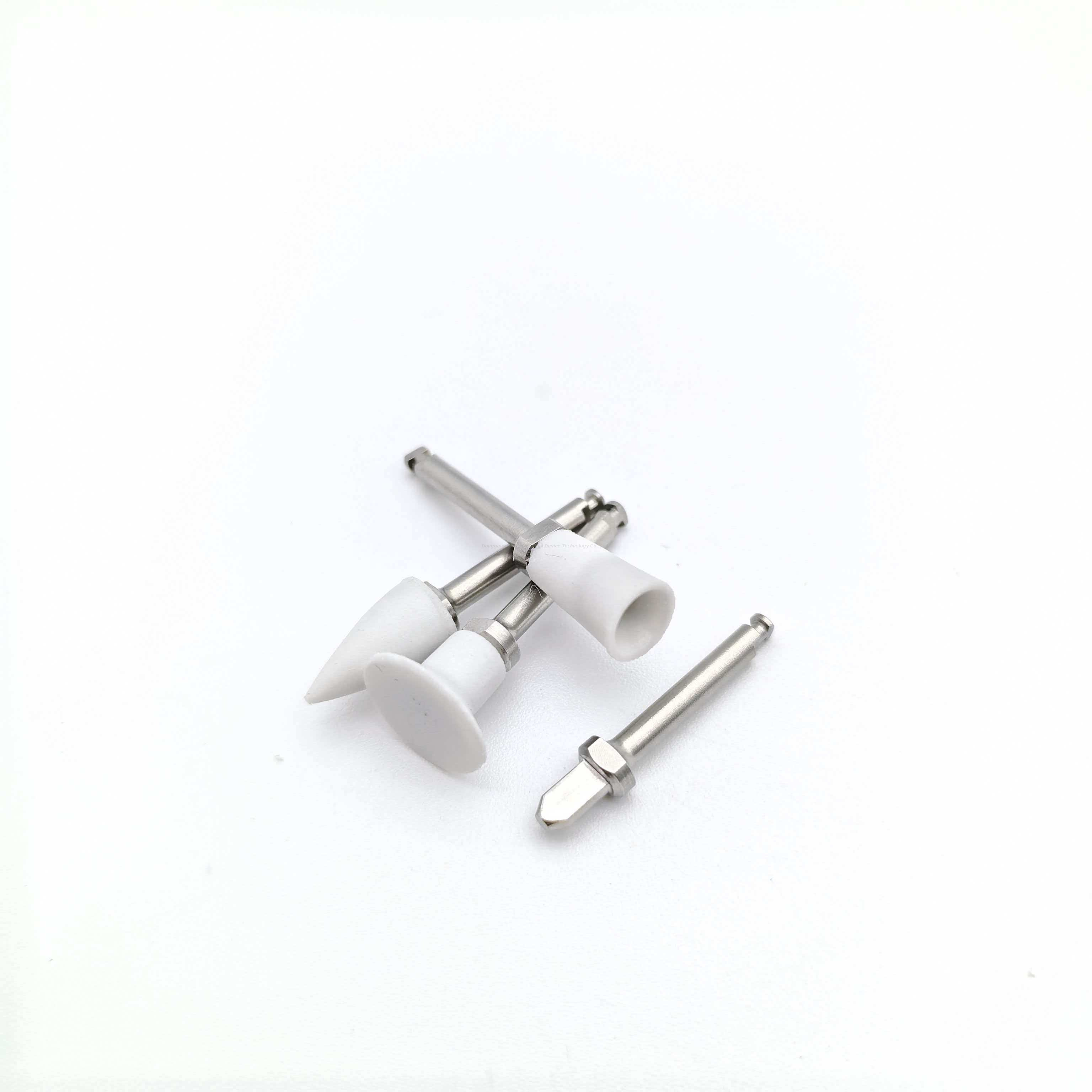 مجموعة تلميع مركبة من السيليكون مقاومة للاهتراء وملائمة عالميًا لعلاج الأسنان